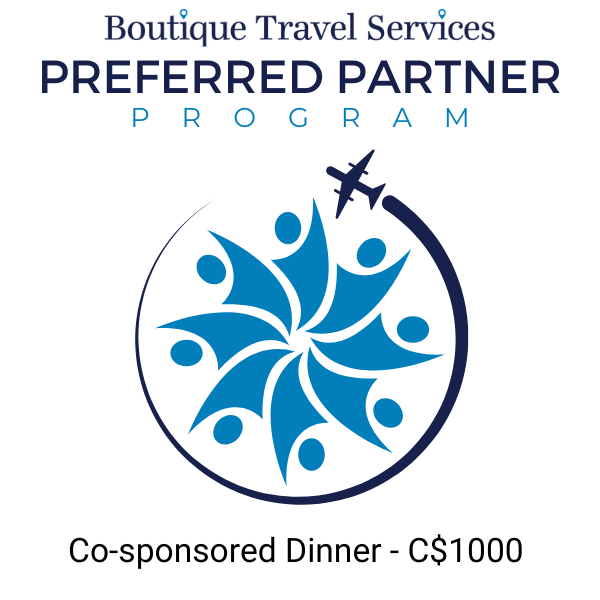 DINNER CO-SPONSORSHIP CAD$1000 + tax