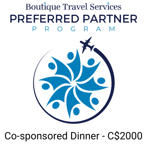 DINNER CO-SPONSORSHIP CAD$2000 + tax